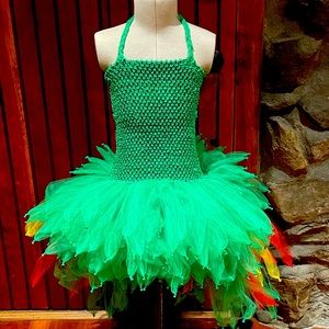 Beautiful and unique handmade tutu dress perfect for dance or pageants.